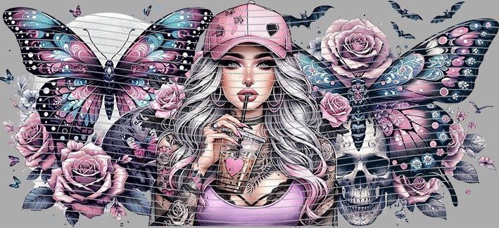 16oz Sunflower Girl-SU-385